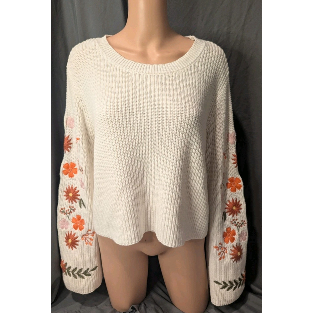 Francesca sweater Emboidered Woman's Large